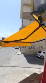 سایبان بازوئی برقی رنگ زرد کد 208 - Image 5