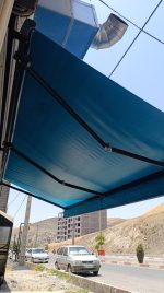 سایبان بازوئی برقی رنگ سرمه ای کد 205 - Image 2