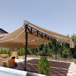 سایبان بازوئی دو طرفه رنگ زرد کد 208 - Image 3
